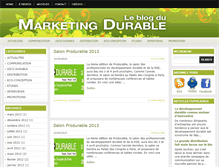 Tablet Screenshot of marketingdurable.net